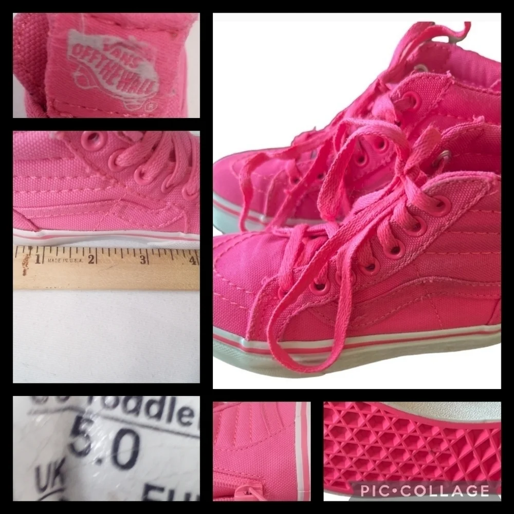 Vans pink little